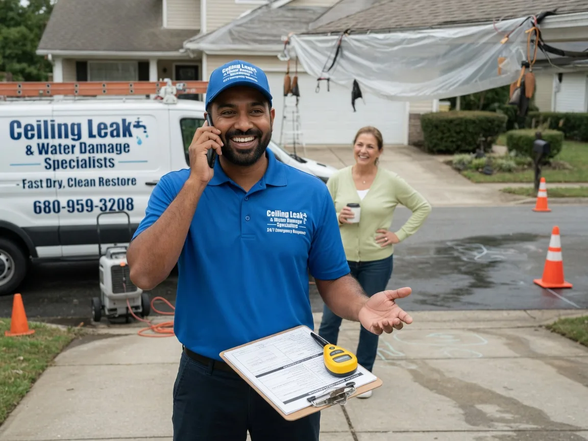 Ceiling Leak Cleanup Enderlin, ND FAQs